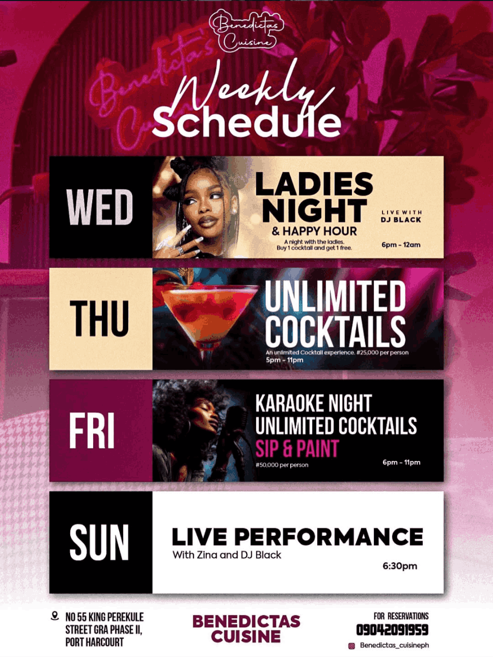 Week Activities